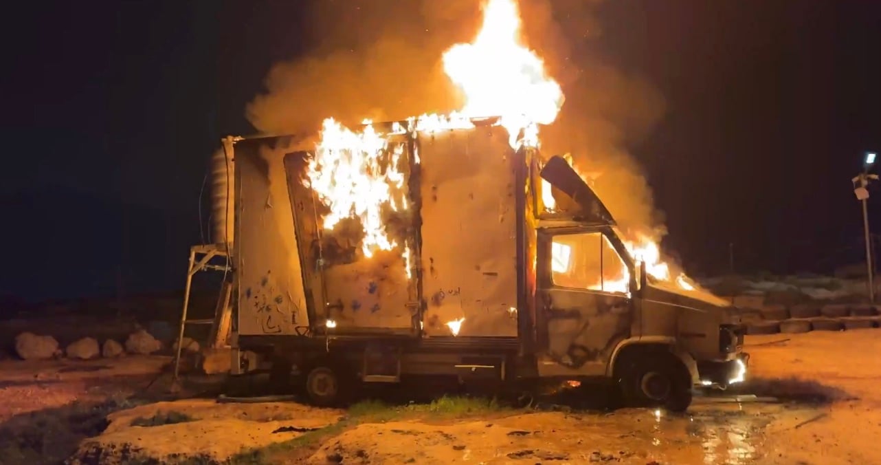 'Children are inside!': Palestinian homes, vehicles set on fire in apparent settler attack