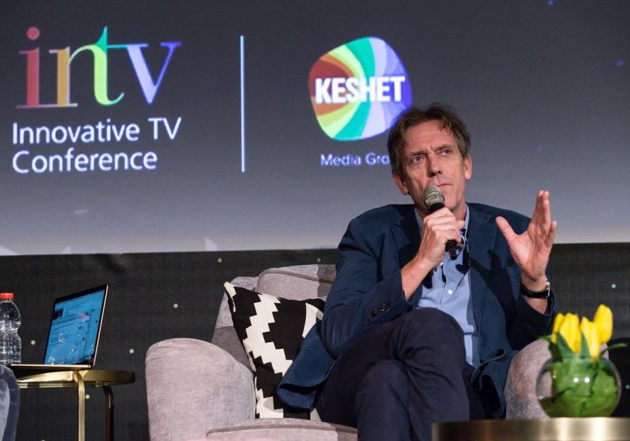 Hugh Laurie at Keshet’s Innovative TV Conference in Jerusalem