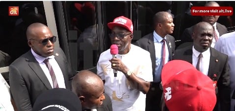 Soludo visits Onitsha main market as business resumes after shutdown over sit-at-home