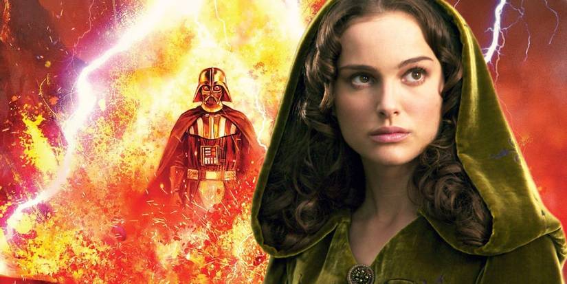 Star Wars Padme and Darth Vader