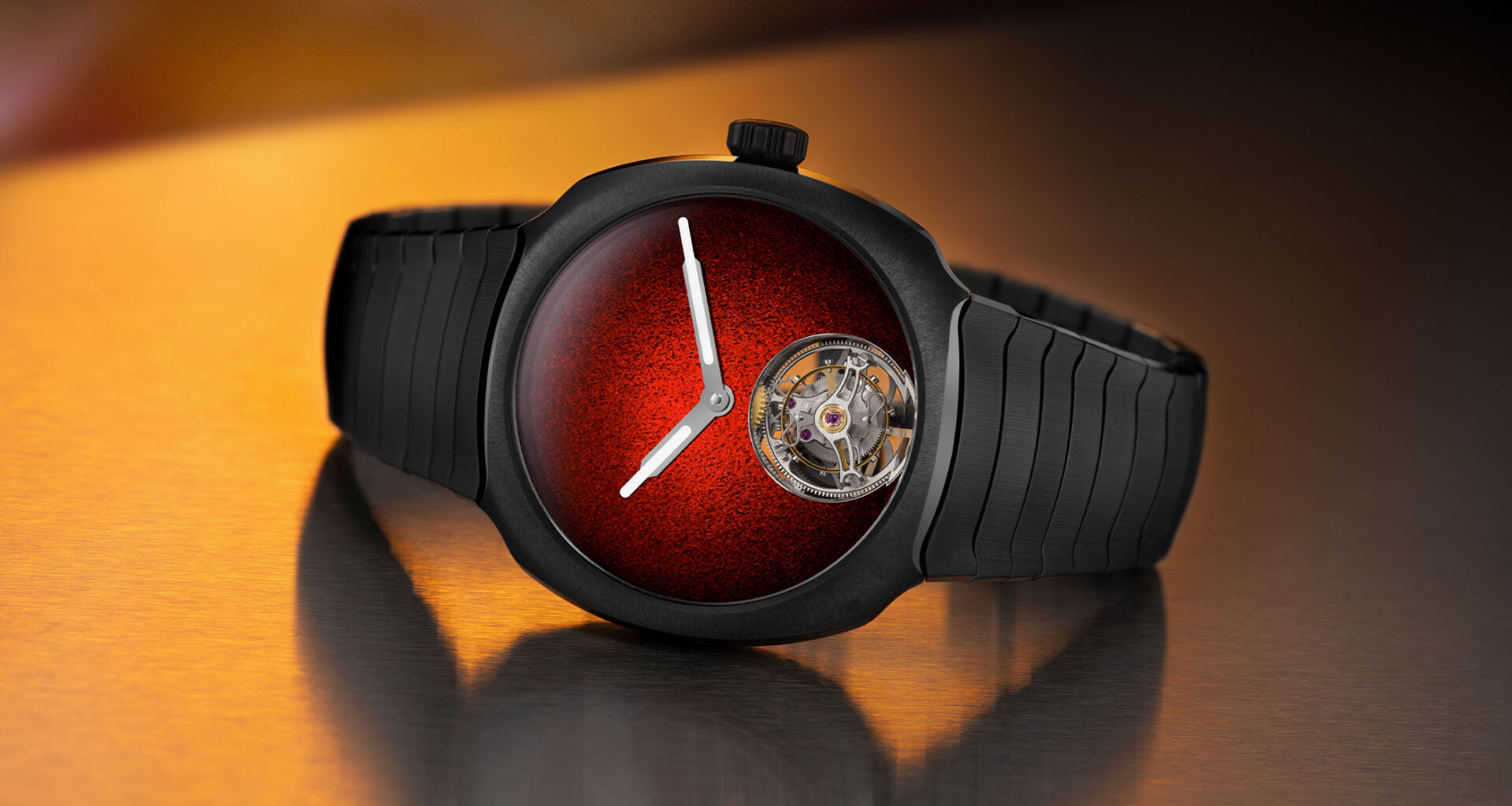 Moser's First Ceramic Watch, the Streamliner Tourbillon Concept Ceramic