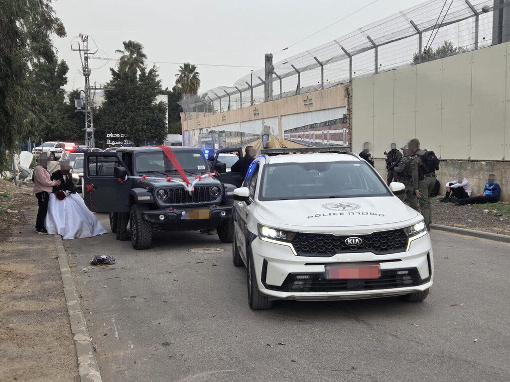 Photo: Israel Police שמיעת ירי מחתונה בלוד