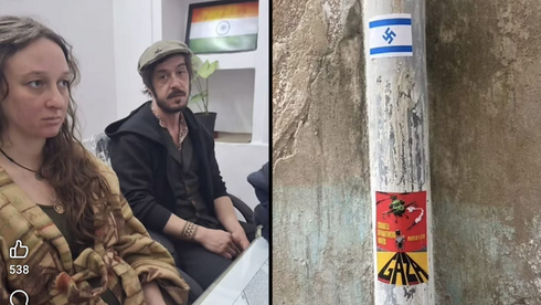 British tourists expelled from India over anti-Israel stickers with swastikas