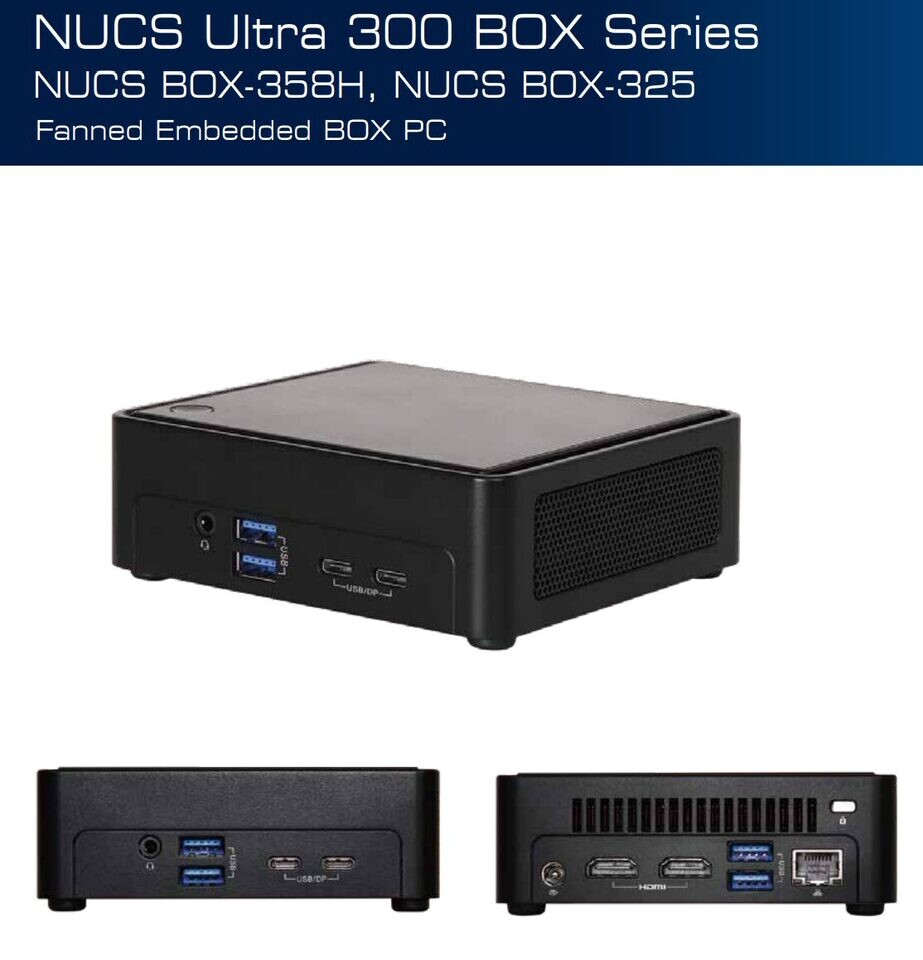 ASRock Industrial Lists NUCs Powered by Core Ultra Series 3 "Panther Lake" Processors
