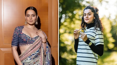 Taapsee Pannu has addressed her supposed feud with Kangana Ranaut.