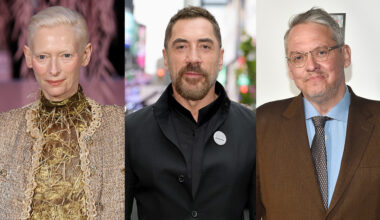 Tilda Swinton, Javier Bardem and Adam McKay