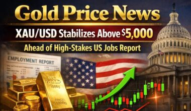 Gold Price News: XAU/USD Stabilizes Above $5,000 Ahead of High-Stakes US Jobs Report
