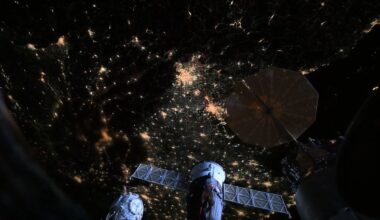 Lunar New Year fireworks seen from orbit photo of the day for Feb. 19, 2026