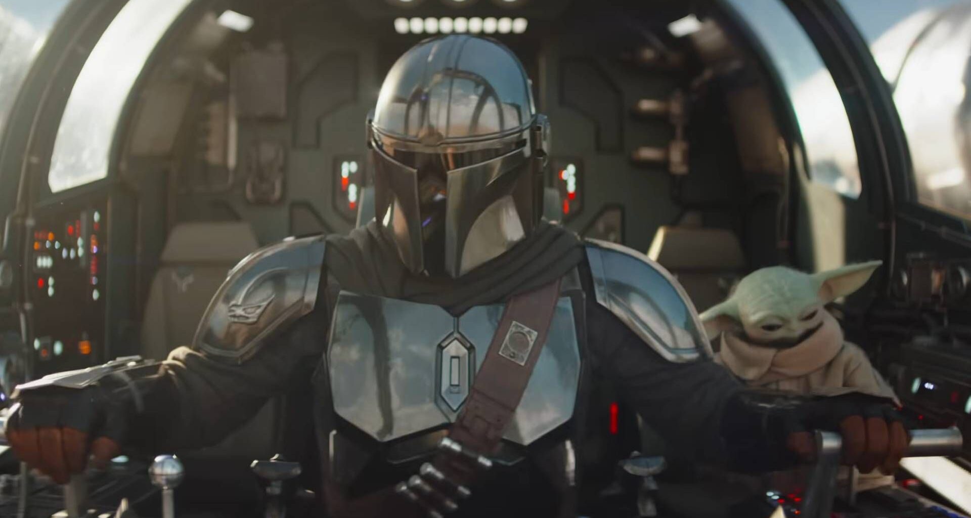 Din Djarin and Grogu in The Mandalorian &amp; Grogu