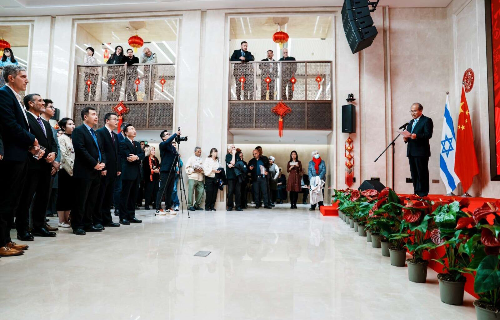 China highlights new chapter with Israel at embassy celebration