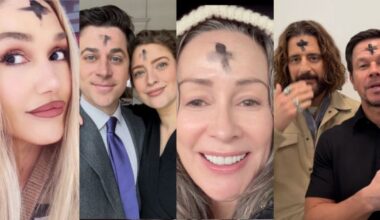 Catholic Celebrities Wear Ash Wednesday Ashes, Urge Holiness