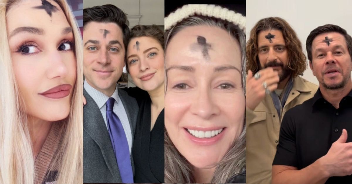 Catholic Celebrities Wear Ash Wednesday Ashes, Urge Holiness