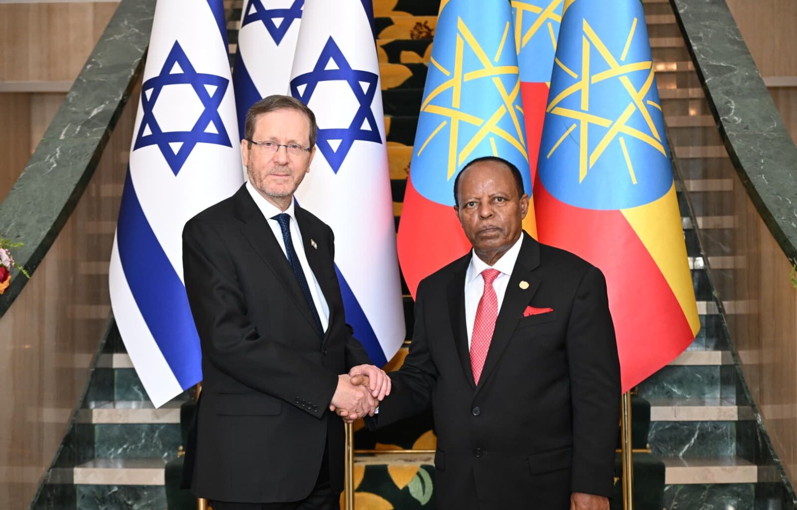 Visiting Ethiopia, Herzog touts Israel's 'strong' relationships across Africa