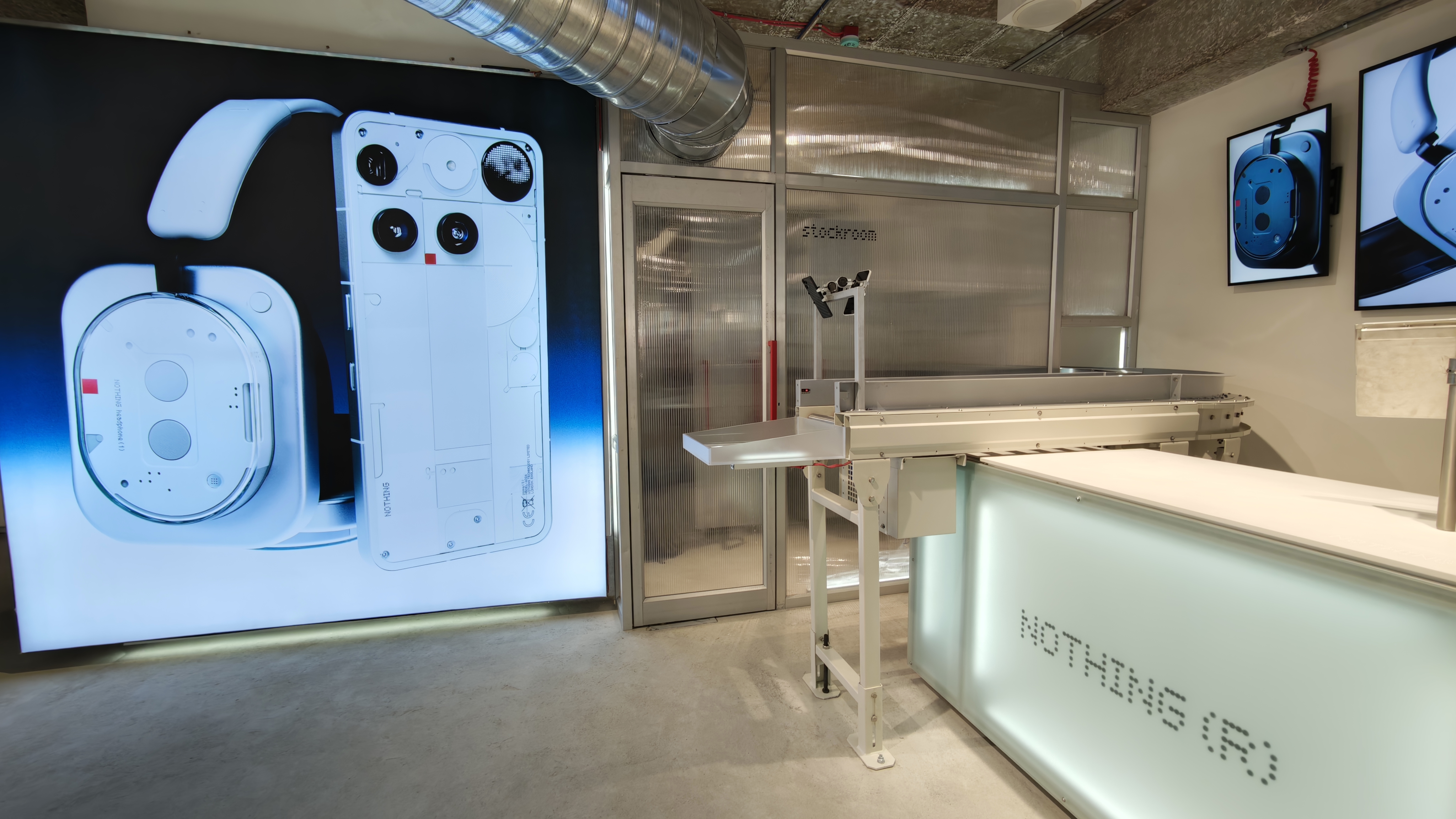 Photos of Nothing's retail store in Bengaluru, India