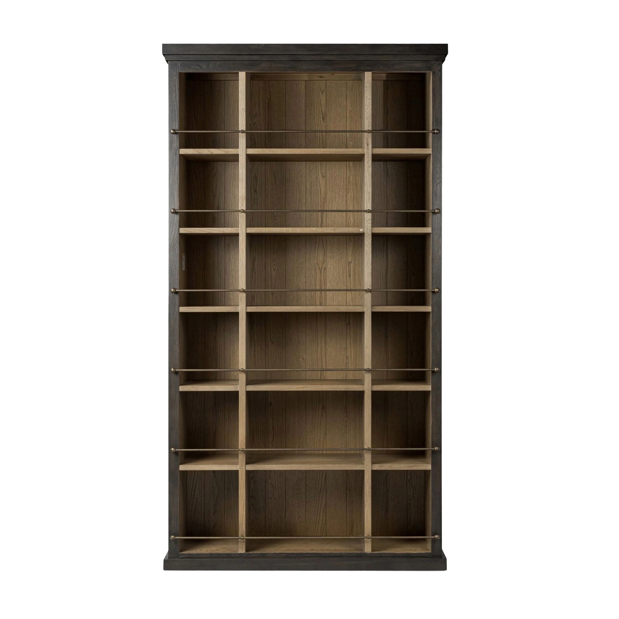 Alistair bookcase by Amber Lewis x Four Hands in Smoked black, $4,399 at Lulu &amp; Georgia