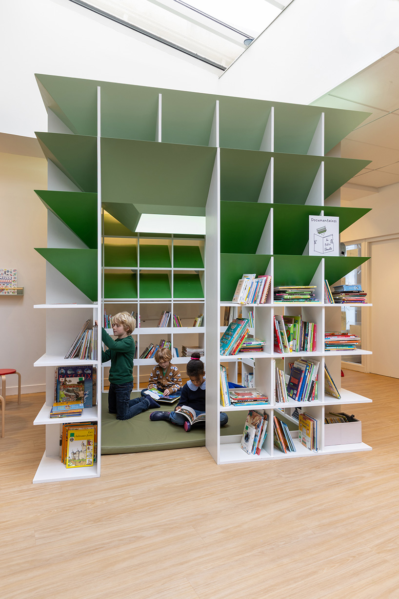 a former storage room transformed as a reading village 3