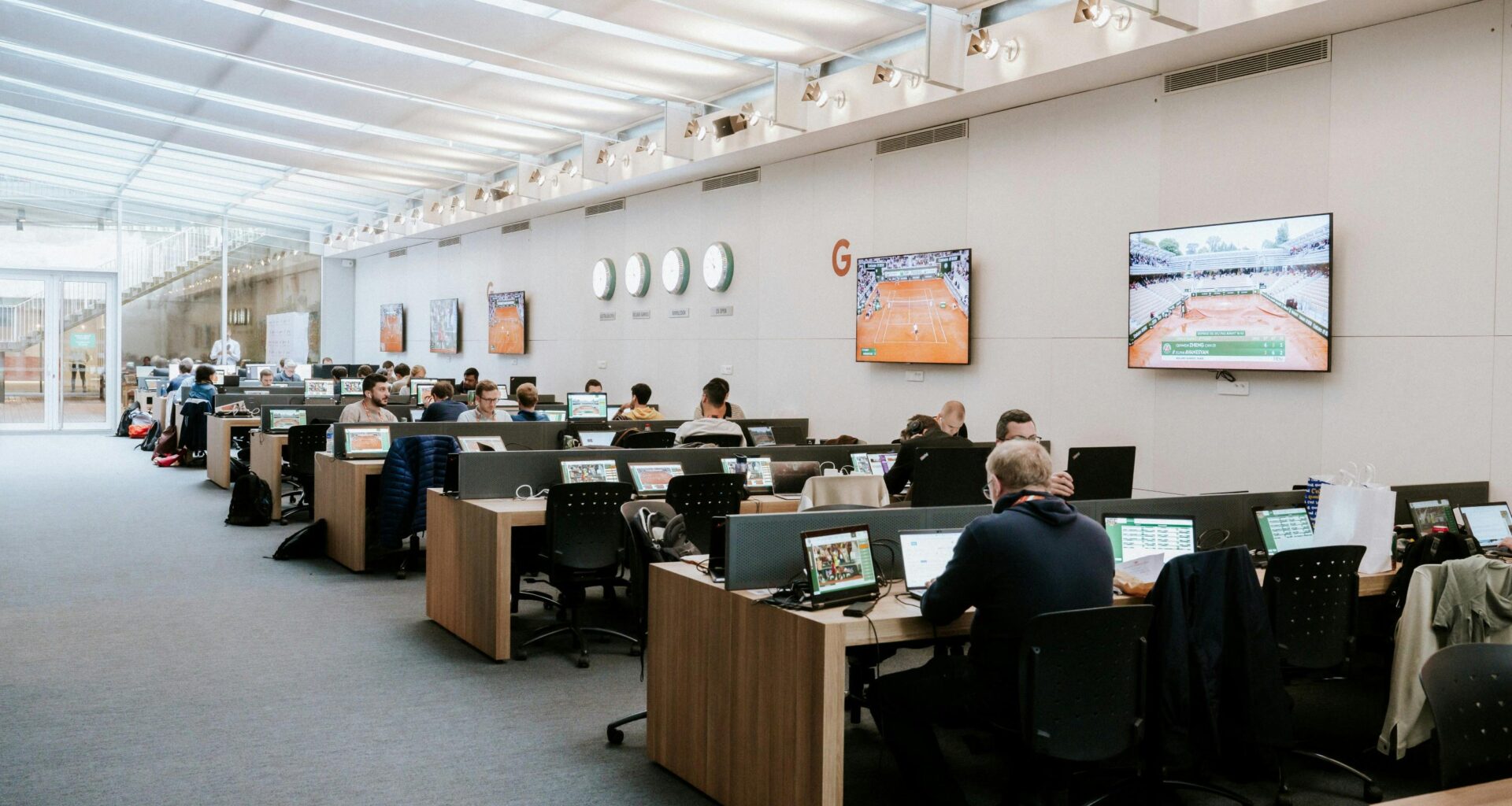 Centre de presse / Roland-Garros 2024