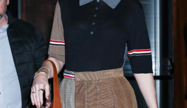 Taylor Swift Pairs Her Natural Blonde Curls With $1,400 Cashmere Sweater in Makeup-Free Clip