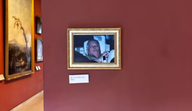 Activist Group Hangs Arrest Photo of Ex-Prince Andrew in the Louvre