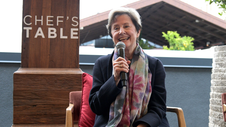 Alice Waters speaks during Netflix FYSEE: Chef's Table