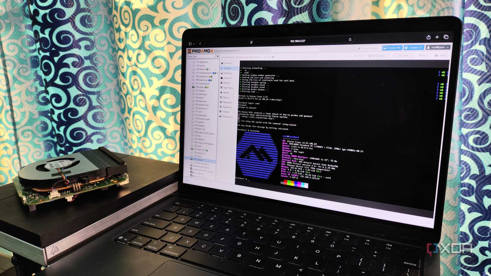 Accessing an Alpine Linux VM