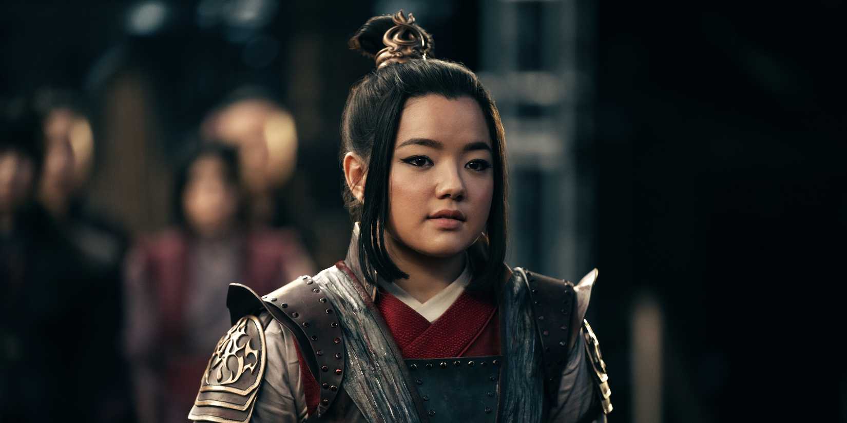 Azula stands at the ready in Avatar The Last Airbender series