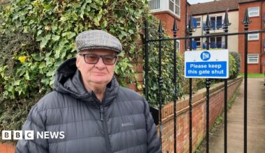 Donald Trump delivers his State of the Union address to Congress as Vice-President JD Vance and House Speaker Mike Johnson stand behind him