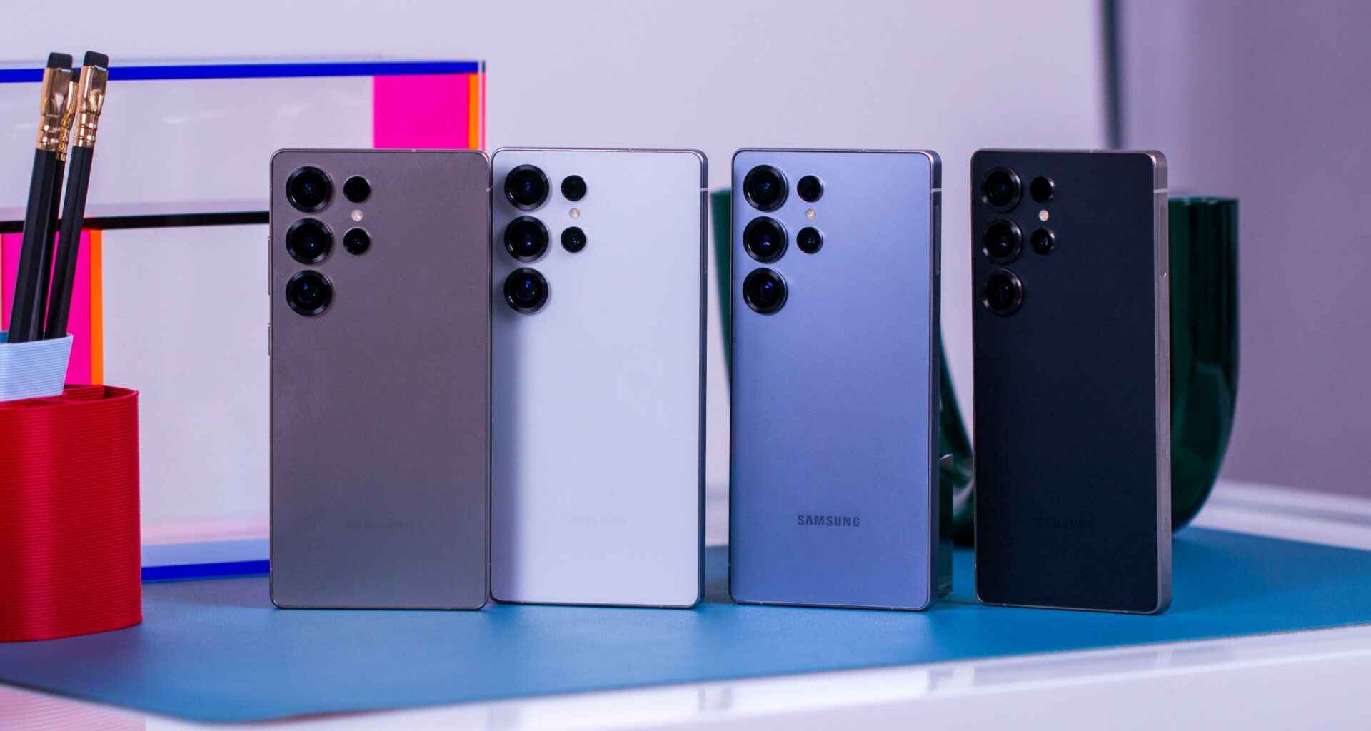 We just got our first real look at the Galaxy S26 Ultra in every color — it's no iPhone 17 Pro orange, but I'm glad Samsung didn't overdo it