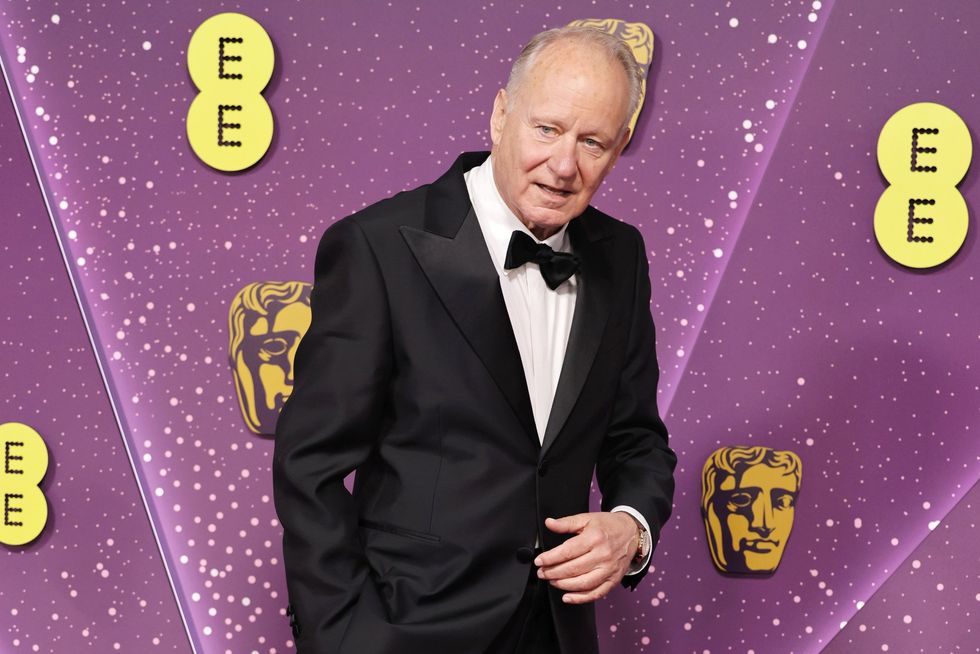 Baftas 2026 red carpet: Stellan Skarsgard