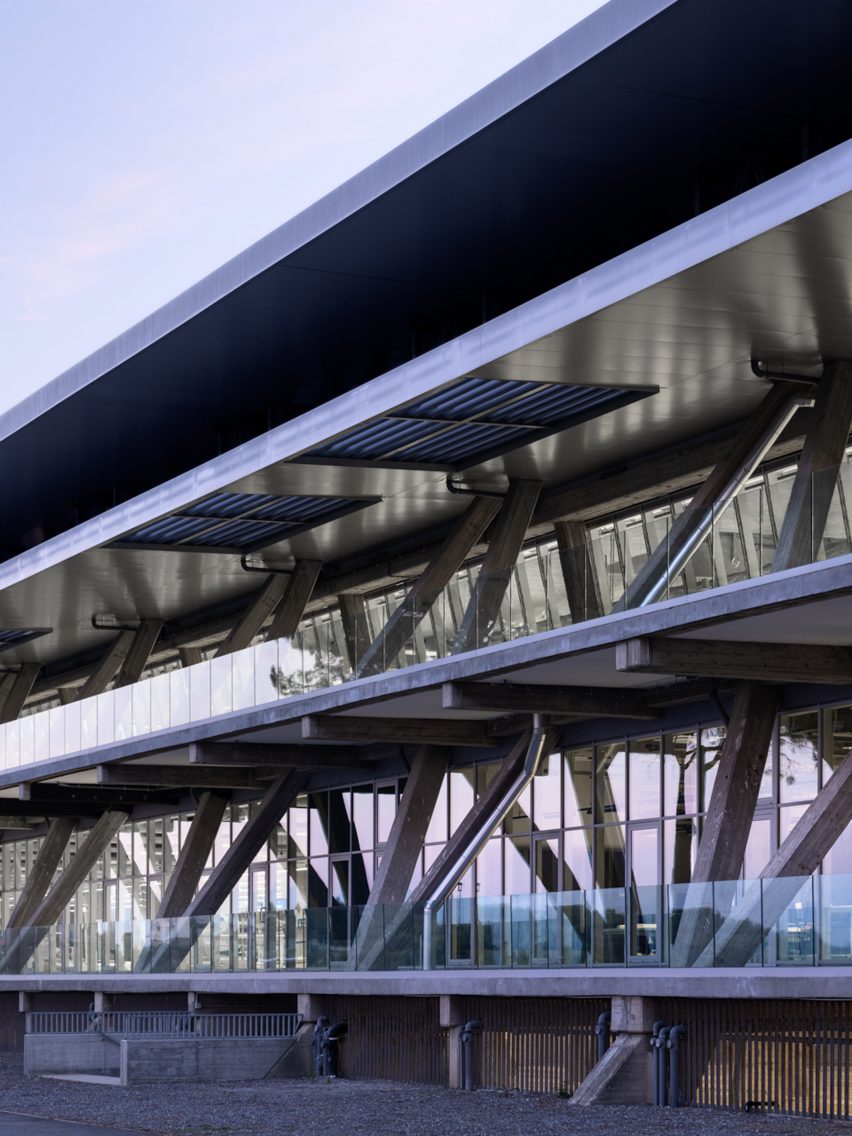 Facade of Balenciaga factory