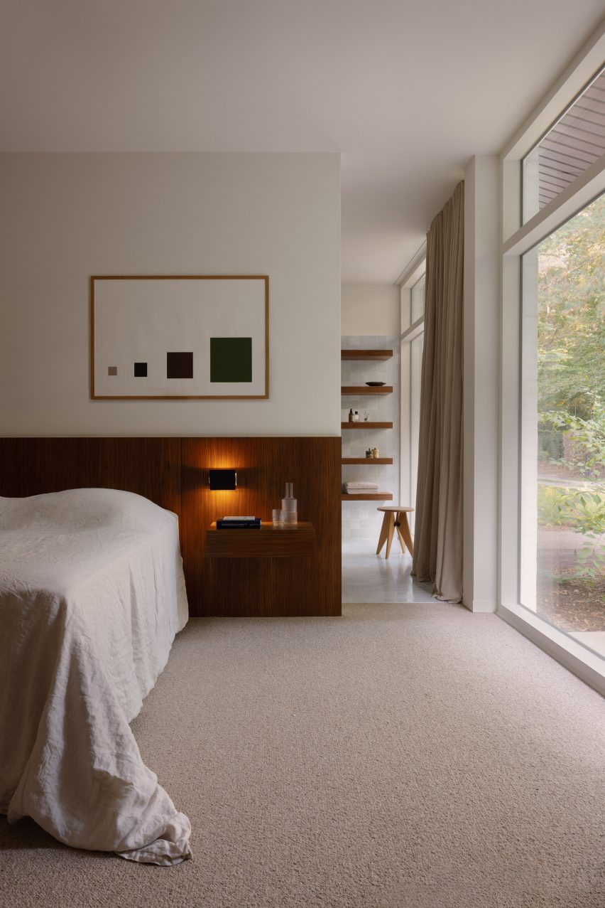 Bedroom in Bungalow Sint-Martens-Latem by Decancq Vercruysse