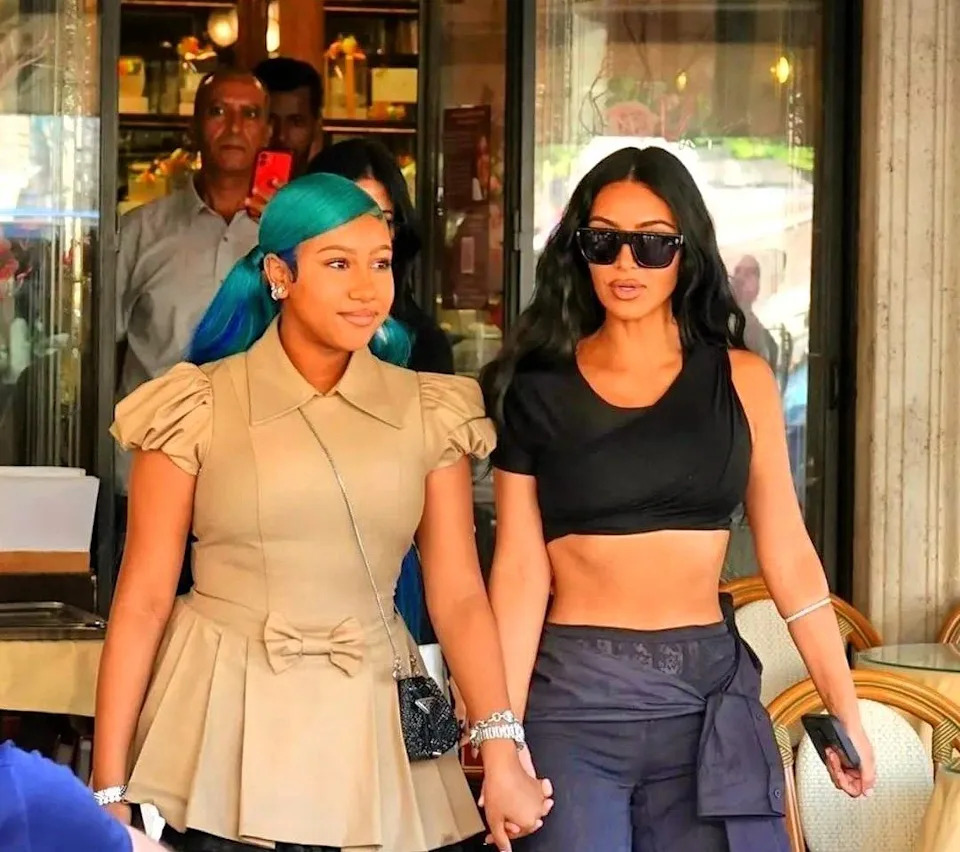 Kim Kardashian handles the paperwork for North West as 12 year old daughter eyes fashion world