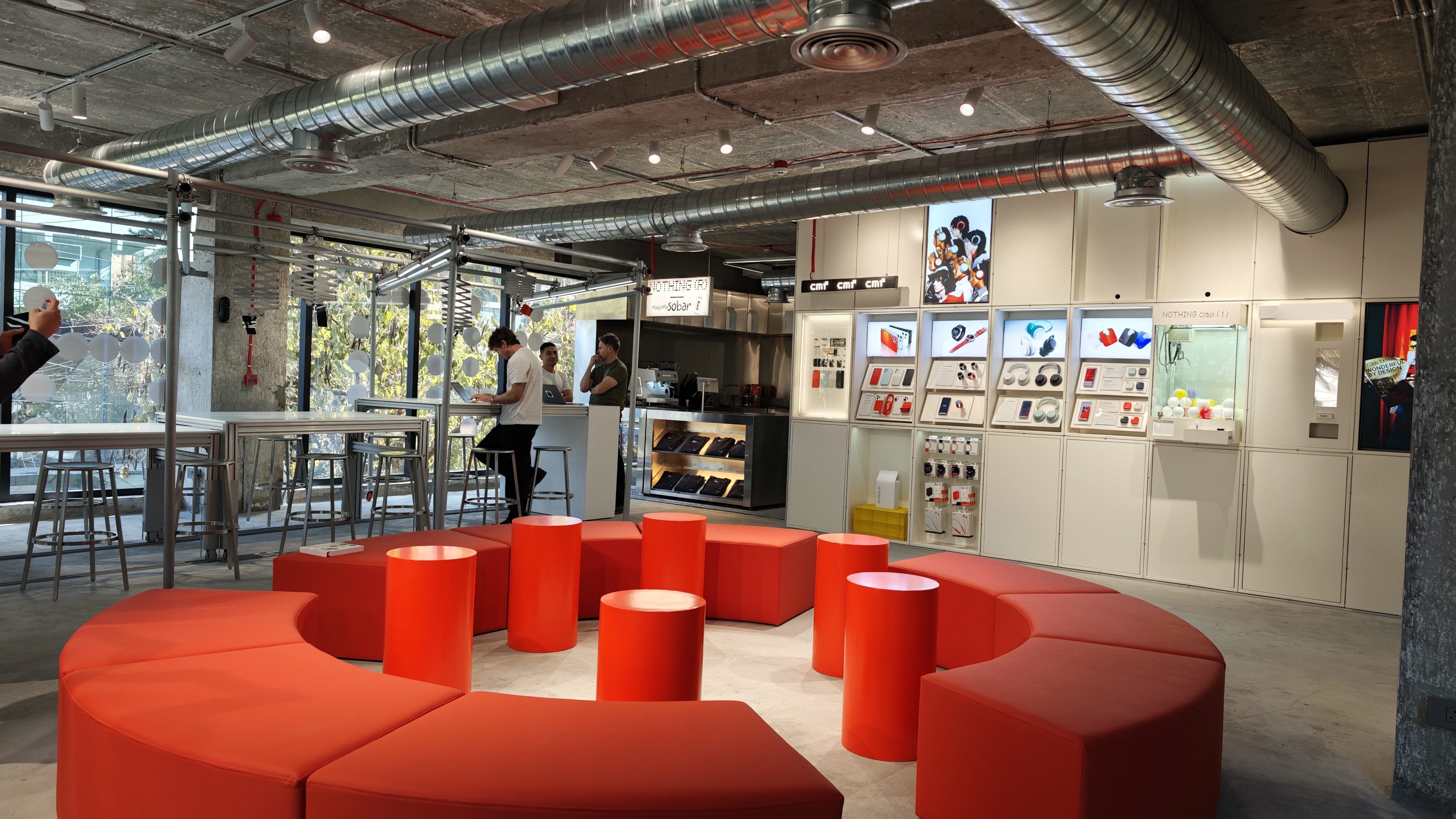 Photos of Nothing's retail store in Bengaluru, India
