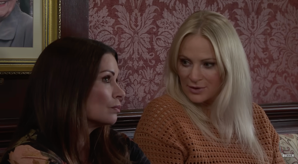 Carla Connor and Lisa Swain, Coronation Street carla connor and lisa swain, coronation street