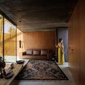 © Ivo Tavares Studio Corten House / HPA Arquitetura e Investimentos - Interior Photography, Living Room, Wood