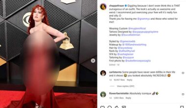 ‘Nothing Short of Demonic’—Shane Pruitt Responds To Topless Grammys Red Carpet Moment