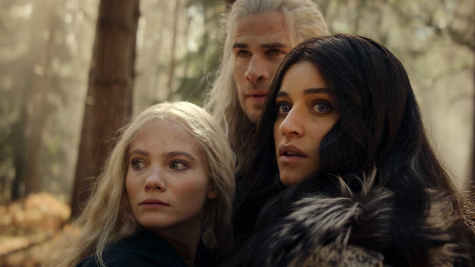 Ciri Geralt and Yennefer together in a flashback in The Witcher sesson 4