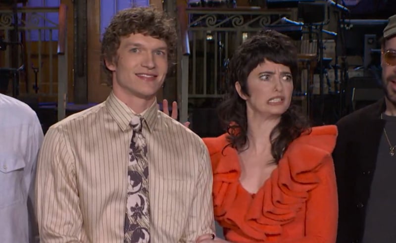 ‘SNL’ Drops 5 Versions of Connor Storrie’s Promo Video, Including a Big Group Kiss | Connor Storrie, Marcus Mumford, Mumford & Sons, Sarah Sherman, Saturday Night Live | Celebrity News and Gossip | Entertainment, Photos and Videos