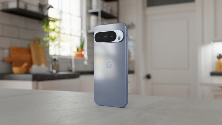 A Google Pixel 10 phone