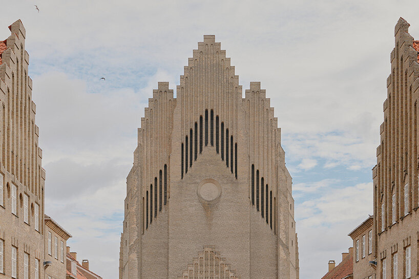 david altrath frames the expressionist geometry of grundtvig's church in copenhagen