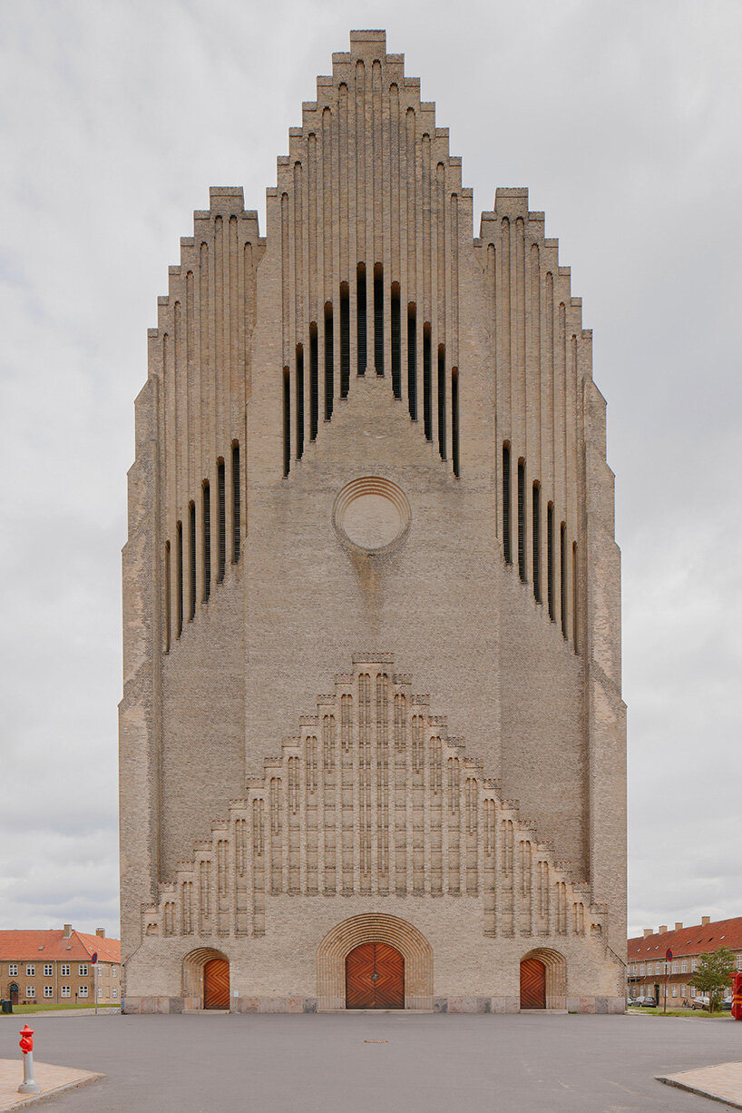 david altrath frames the expressionist geometry of grundtvig's church in copenhagen