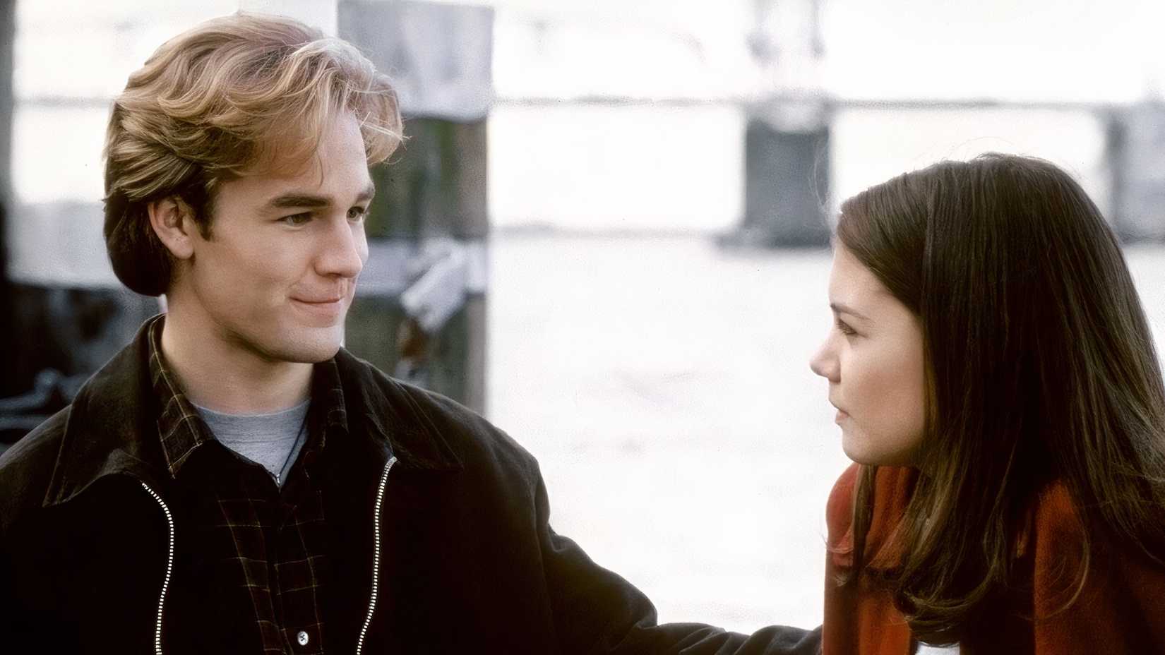 Dawson and Joey in Dawson's Creek.