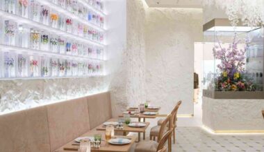 A look at Dior’s newest concept store in Tokyo, Japan, dubbed the Dior Bamboo Pavilion.
