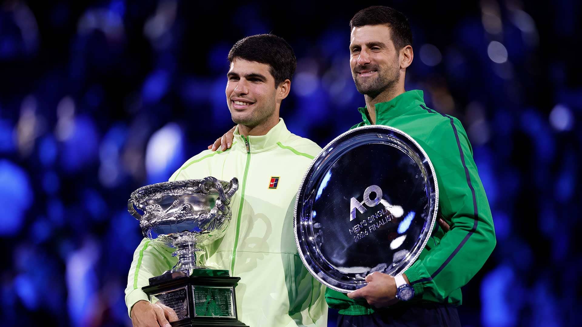Novak Djokovic was chasing a record-extending 25th major.