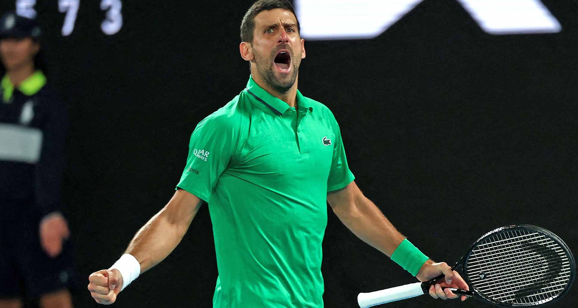 Novak Djokovic reached the Australian Open final for the 11th time.