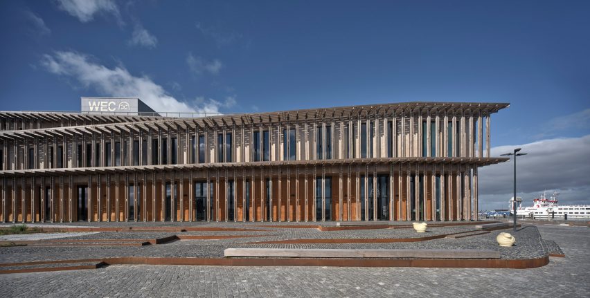 Exterior view of research centre by Dorte Mandrup