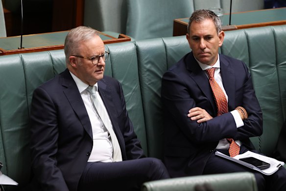 Anthony Albanese and Jim Chalmers are under pressure to use the upcoming federal budget to slice government spending.