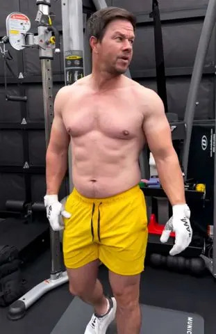 Mark Wahlberg hits the gym. Mark Wahlberg/Instagram