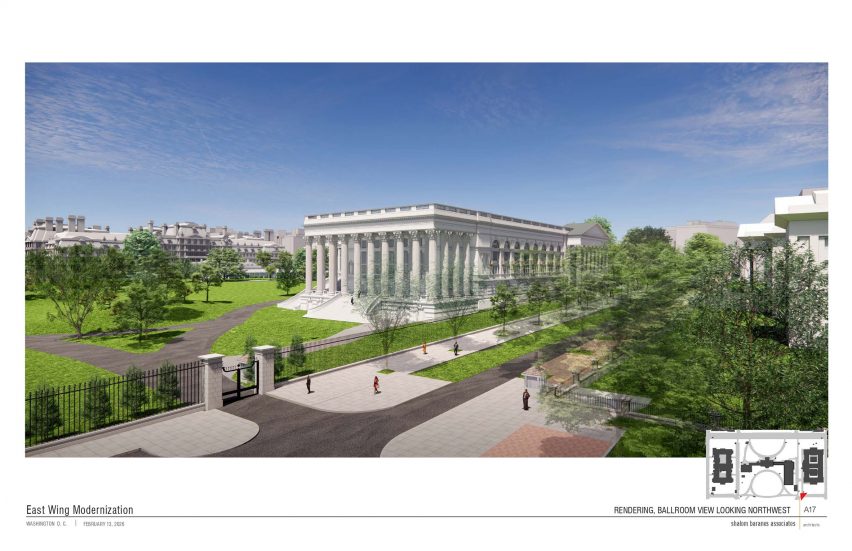 White House ballroom renderings