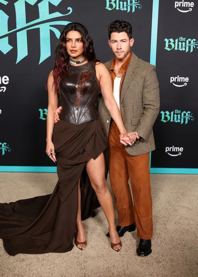 Priyanka Chopra and Nick Jonas on February 17, 2026. Getty Images